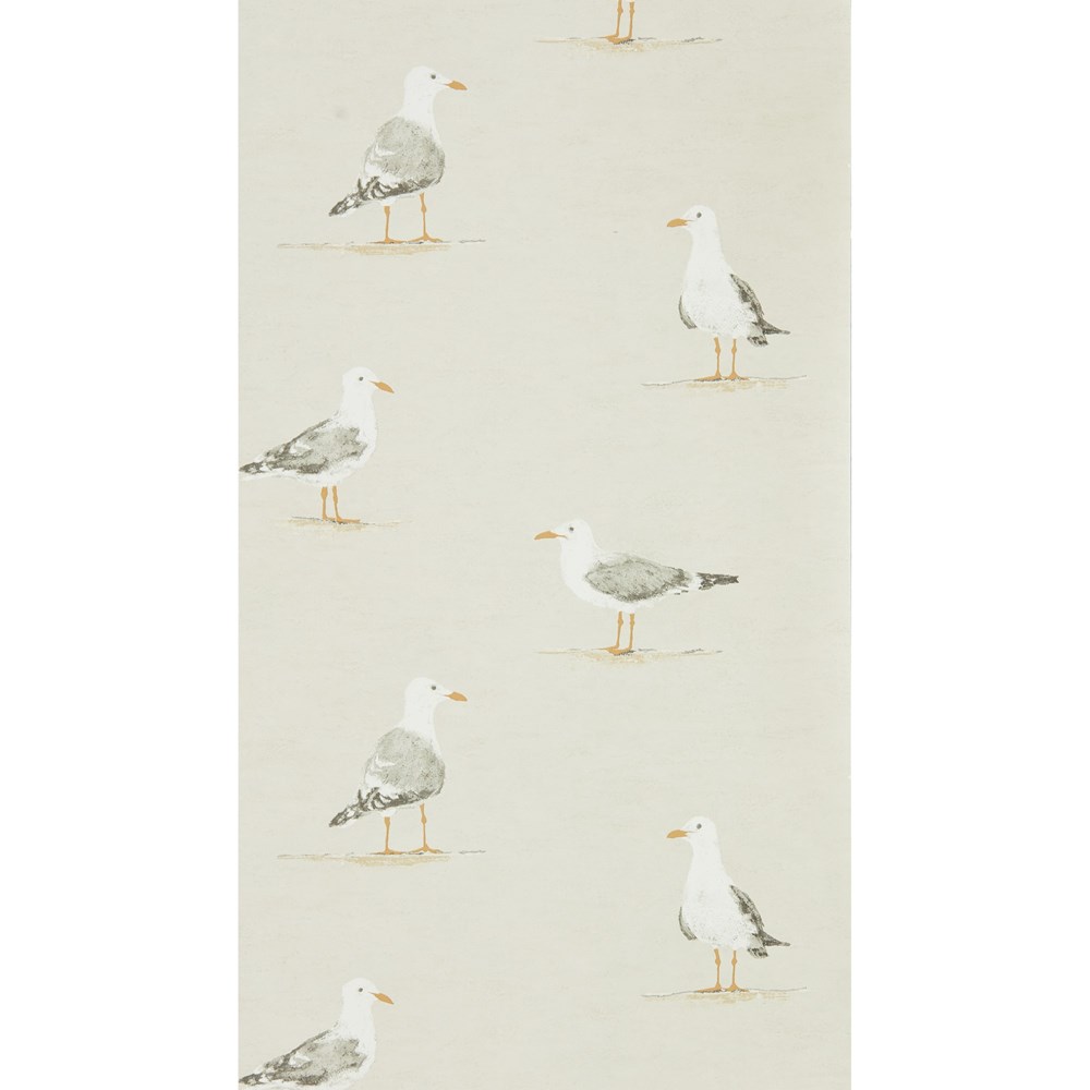 Shore Birds Wallpaper 216563 by Sanderson in Driftwood Brown